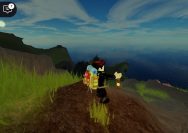 Tampilan Gunung Liora Roblox