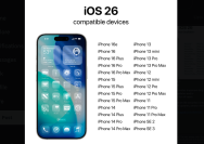 Tangkapan Layar iOS 26 Device